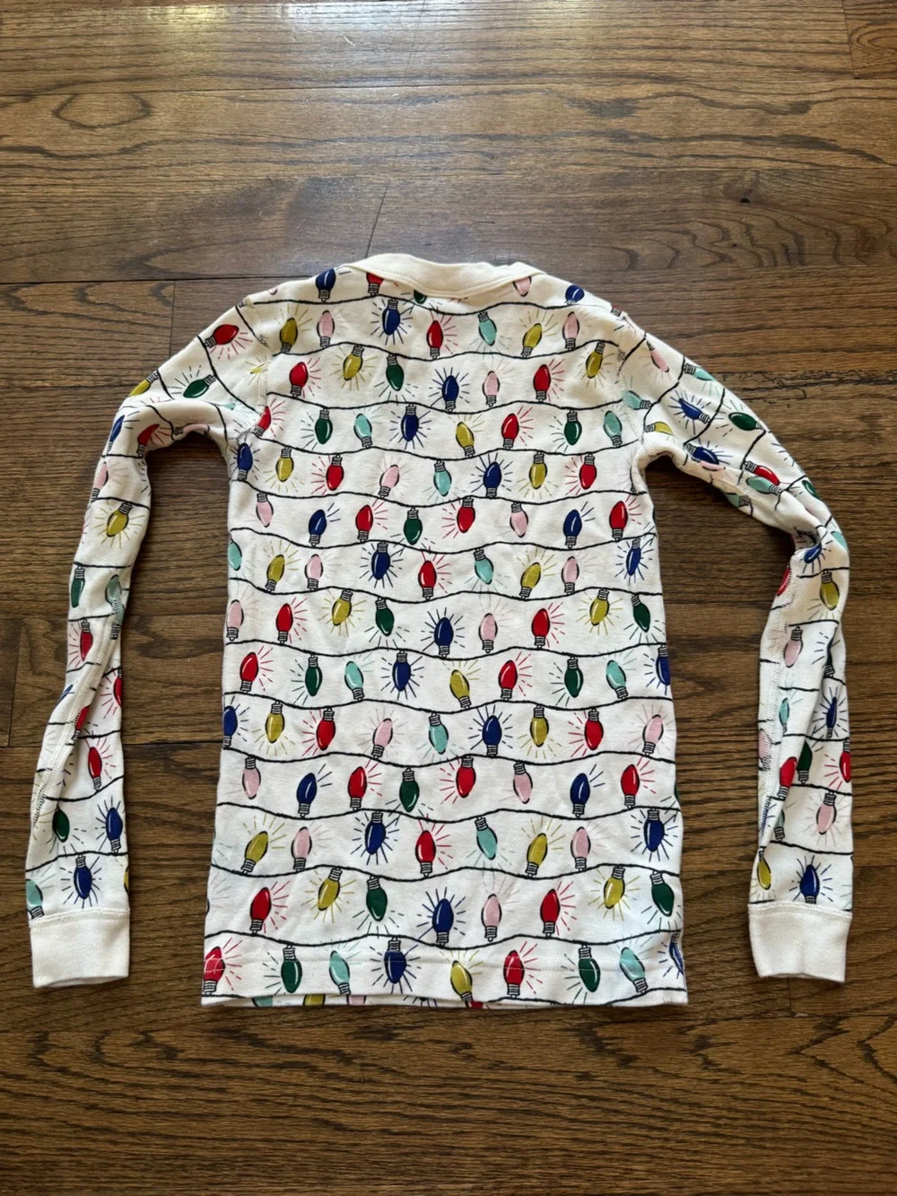 Hanna Andersson Organic Cotton Christmas Lights Pajama Set Size 8 (130 cm)